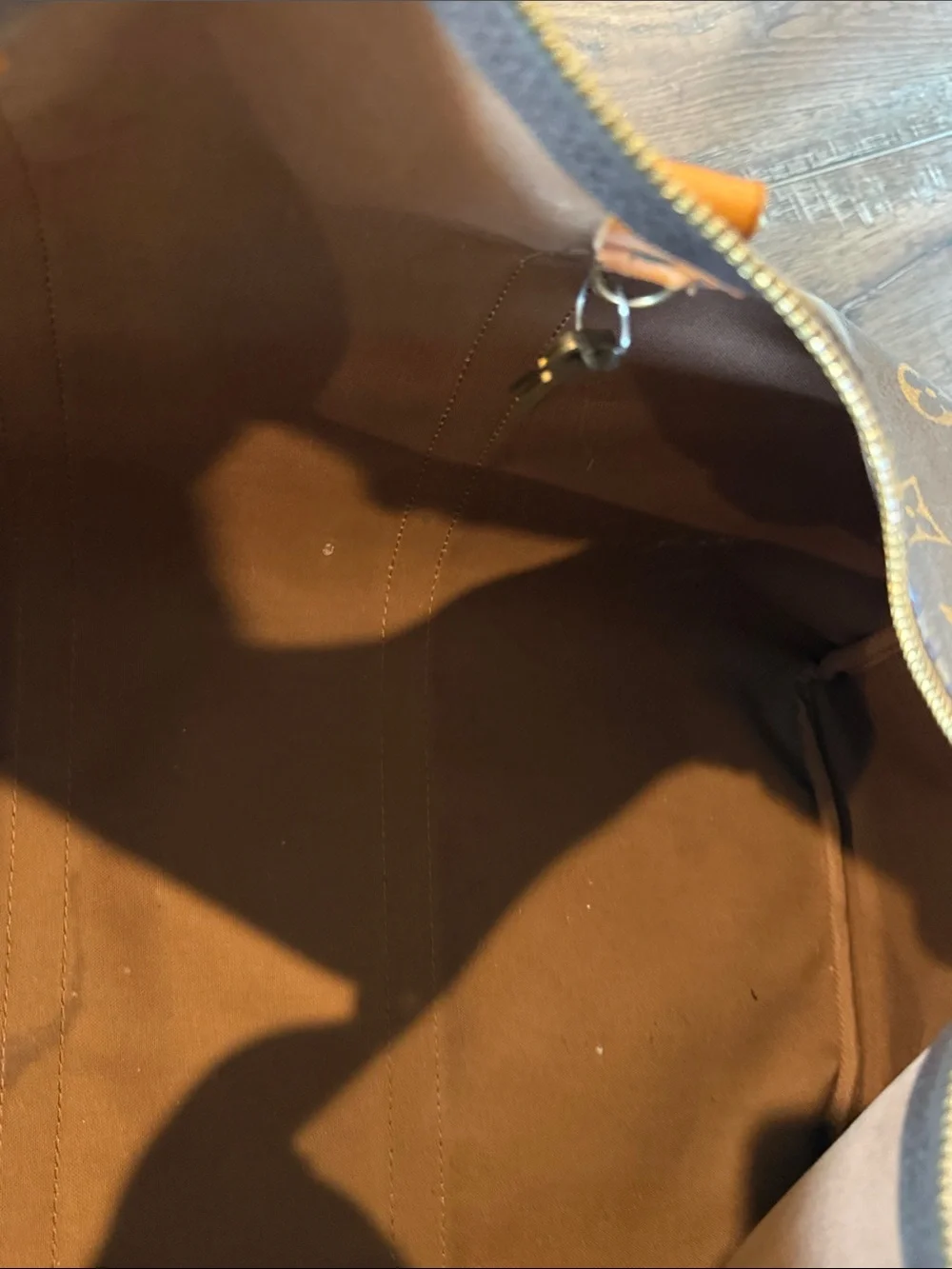 Louis Vuitton Monogram Canvas Travel Duffle with Vachetta Trim